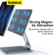 Тримач Baseus MagStable Series Magnetic Tablet Stand for Pad 12.9" сірий - зображення 8