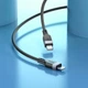 Кабель Hoco Type-C to Lightning Energy silicone charging data cable X109 |2m, 27W| black - изображение 6