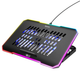 Куллер для Ноутбука HOCO Cool RGB notebook cooling stand DH19 |360x255x28mm, 17", 2usb, 10 RGB Modes| черный - изображение 6