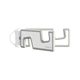 Тримач Baseus Portable Series Folding Phone Stand (B10556600211-00) білий - зображення 3
