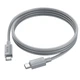 Кабель HOCO Type-C to Type-C Favor charging data cable X107 |1m, 60W| grey - зображення 1