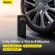 Портативный Компрессор для автомобиля Baseus SuperMini Pro Series Wireless Car Inflator черный - изображение 6