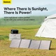 Солнечная панель портативная Baseus Energy Stack 100W 18V 5.5A складная IP66 для зарядной станции - изображение 11