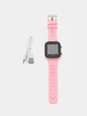 Детские умные смарт часы c GPS Smart baby watch QS15 с камерой прослушкой сим картой Розовый - изображение 10