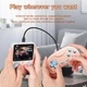 Ігрова ретро приставка 3" LCD 500 ігор з джойстиком UKC G5 Game Box 9214 рожева - изображение 3