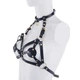 Портупея на грудь LOCKINK SEVANDA Queen Chest Harness with Removable Bra Черная One Size - изображение 2