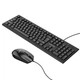 Набір office Combo BOROFONE Business keyboard and mouse set BG6 (Keyboard RU/ENG розкладка / Mouse) Колір black - изображение 2