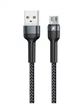 Кабель Remax RC-124m 2,4A MicroUSB Cable Black - зображення 1