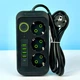 Подовжувач мережевий UA Power F09U на 3 розетки + 4USB + Type-C (2m) - зображення 1