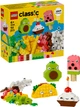 Конструктор LEGO Classic Творческие друзья с едой 150 деталей (11039) - изображение 9