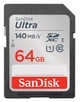 Карта памяти SanDisk Ultra SDSDUNB-064G-GN6IN SD 64GB C10 UHS-I - изображение 1