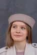 Панама матроса с шерсти D.Hats кофейного цвета с разрезом - изображение 3