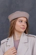 Панама матроса с шерсти D.Hats кофейного цвета с разрезом - изображение 5