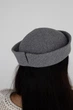 Панама матроса с шерсти D.Hats серого цвета с разрезом - изображение 3