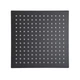 Душевая лейка TSQ-250-BL Тропик SUS304 черная матовая 250*250мм, TOPAZ, Душевая лейка - изображение 1