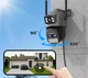 Уличная WiFi IP камера Besder A20QQ 15Мп черная 3 объектива Zoom 10-кратный - изображение 7