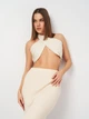 Футболка женская Zara 4688/167 L Бежевая (04688016712047) - изображение 1