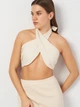 Футболка женская Zara 4688/167 L Бежевая (04688016712047) - изображение 4