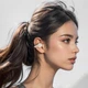 Бездротові bluetooth навушники Langsdom TS18 Ear Clip Biege - зображення 3