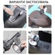 Скотч для ремонту виробів зі шкіри, шкірозамінника (10 см х 10 м, чорний) - зображення 3