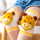Наколенники детские антискользящие Mommy Bag Жирафы, желтые - изображение 1