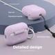 Чехол Elago Silicone Hang Case Nightglow Blue для Airpods Pro 2nd Gen (EAPP2SC-ORHA-LUBL) - изображение 4