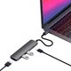 Адаптер Satechi Aluminum Type-C Slim Multi-Port Adapter 4K Space Gray (ST-CMAM) - зображення 4