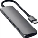 Адаптер Satechi Aluminum Type-C Slim Multi-Port Adapter 4K V2 Space Gray (ST-SCMA2M) - изображение 7