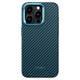 Чохол-накладка Pitaka MagEZ Case Pro 4 Twill 1500D Black/Blue для iPhone 15 Pro (KI1508PP) - зображення 1