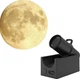 Проекционный аккумуляторный ночник проектор луны на потолок и стену Moon Projector 3698 Черный - изображение 1