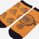 Шкарпетки чоловічі короткі бавовняні YOCLUB Funny Cotton Socks 35-38 Коричневі (5904921661850) - зображення 3