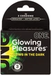 Презервативы One Glowing 3 шт (ROZ6501053333) - изображение 1