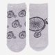 Skarpety damskie krótkie YOCLUB Funny Cotton Socks 35-38 Szare (5904921661881) - obraz 2