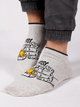 Шкарпетки чоловічі короткі бавовняні YOCLUB Funny Cotton Socks 43-46 Сірі (5904921662024) - зображення 1