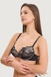 Бюстгальтер з ущільненою чашкою Lormar 80B Чорний (Nero/Cipria) (97426) - зображення 3