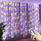 Гирлянда-Занавес Штора 6*3м 600 LED лампочек USB c Пультом для украшений окон, спальни, террасы (RGB) Разноцветный свет - изображение 1
