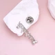 Значок (пин) BROCHE брошь бижутерия Медицина Pediatrica серебристый BRGV114615 - изображение 5