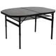Стол Bo-Camp Northgate Oval 120x80 cm Black/Grey (1404187) - изображение 1