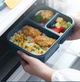 Ланч бокс одноуровневый герметичный на 3 отделения с вилкой и ложкой 1200 мл Lunch (LB-40089) - изображение 6