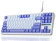 Клавиатура игровая механическая Aula Mechanical Aula F-87 White-Purple KRGD Blue switch - изображение 3