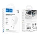 Мережевий зарядний пристрій Hoco C148A mini charger 1 Type-C Fast Charging PD/QC 30W 5V/3A 9V/3A White (35292_3345683) - зображення 2