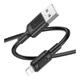 Кабель синхронізації Borofone BX111 2.4A USB-A to Lightning 1 м Black (35626_3462268) - зображення 3