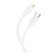 Кабель usb borofone bx19 type-c to lightning 20w белый - изображение 3