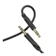 Аудио кабель Borofone BL16 Clear sound AUX 3.5мм male – AUX 3.5мм male Black (34366_3340080) - изображение 3