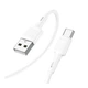 Кабель USB Hoco X83 Type-C Колір Білий - изображение 3