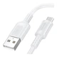 Кабель синхронизации Borofone BX111 2.4A USB-A to Micro-USB 1 м White (35627_3462269) - изображение 2