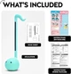 Японский Музыкальный Инструмент Otamatone Sweets (Отаматон) цвет Бирюзовый 27 см (00729) - изображение 4