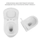 Унитаз подвесной Qtap Scorpio безободковый Ultra Quiet с сиденьем Soft-close QT1433053EUQW - изображение 9