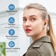 Беруши для сна с высоким шумоподавлением для ушей силиконовые мягкие индивидуальные анатомические противошумные берушки многоразовые с футляром 4 размера XS/S/M/L Black - изображение 2