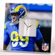Часы "Aaron Donald" игрок NFL, для фанатов НФЛ, американский футбол, подарок для спальни, клуба, бара - изображение 1